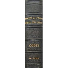 Codes et Lois Usuelles classés par ordre alphabétique Collationnés sur les Textes officiels