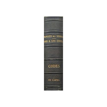 Codes et Lois Usuelles classés par ordre alphabétique Collationnés sur les Textes officiels