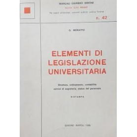 Elementi di legislazione universitaria : struttura