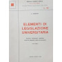 Elementi di legislazione universitaria : struttura