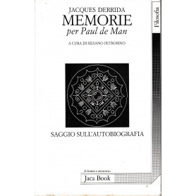 Memorie per Paul de Man : saggio sull'autobiografia