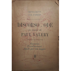 Discorso e ode in morte di Paul Valery