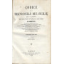CODICE PER LO REGNO DELLE DUE SICILIE - Volume Primo Parte Prima