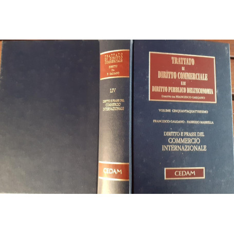 Vol. 54: Diritto e prassi del commercio internazionale
