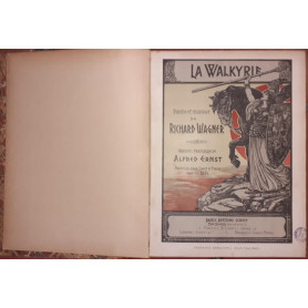 La Walkyrie. Poeme et musique de Richard Wagner. Version française de Alfred Ernst. Partition pour chant et piano