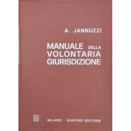 Manuale della volontaria giurisdizione