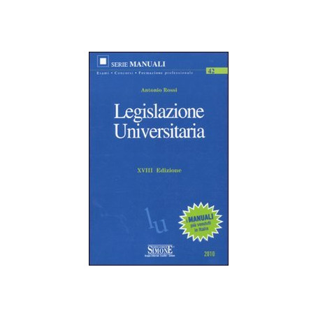 Legislazione universitaria