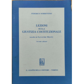 Lezioni sulla giustizia costituzionale