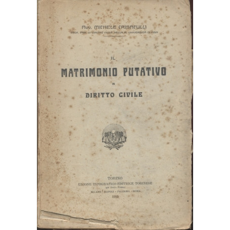 IL MATRIMONIO PUTATIVO IN DIRITTO CIVILE