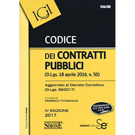 Codice dei contratti pubblici (D.Lgs. 56/2017)