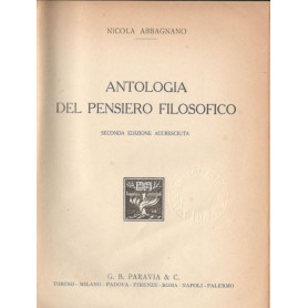 Antologia del pensiero filosofico