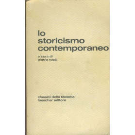 Lo storicismo contemporaneo