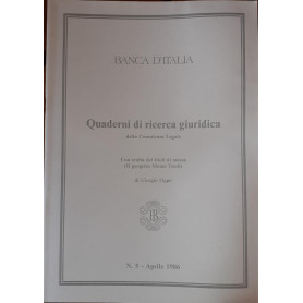 Quaderni di ricerca giuridica della Consulenza Legale della Banca d'Italia. Una svolta dei titoli di massa N.5