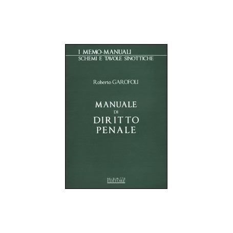 Manuale di diritto penale