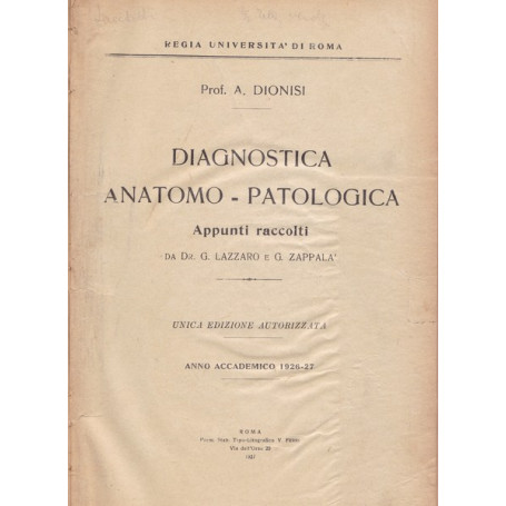 Diagnostica anatomo-patologica