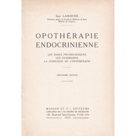 Opothérapie endocrinienne