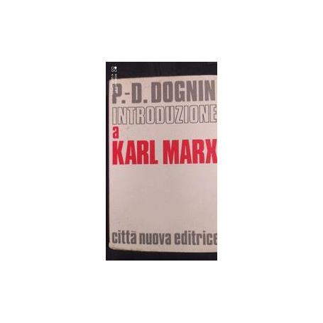Introduzione a Karl Marx