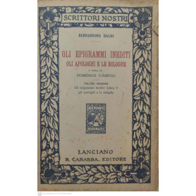 Gli epigrammi inediti. Volume secondo