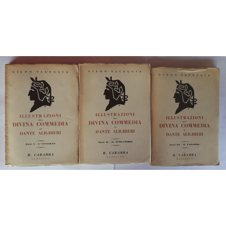 Illustrazioni alla Divina Commedia di Dante Alighieri. Parte I II III L'Inferno
