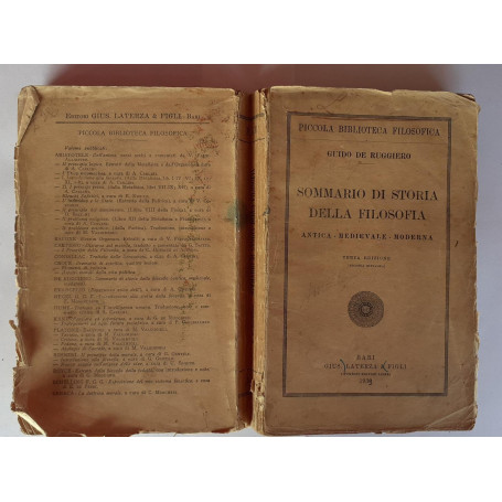 Sommario di storia della filosofia antica-medievale-moderna