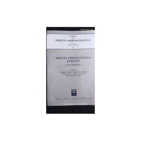 Diritto amministrativo europeo. Casi e materiali