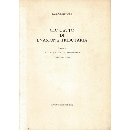 Concetto di evasione tributaria