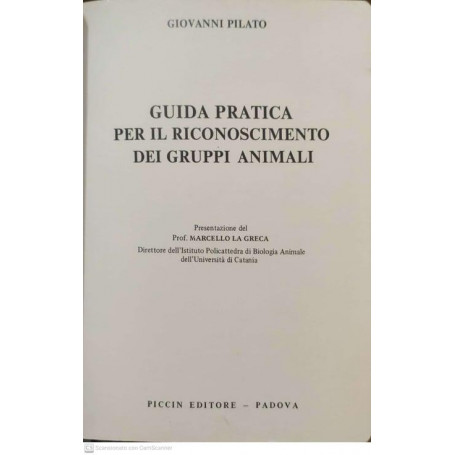 Guida pratica per il riconoscimento dei gruppi animali