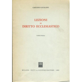 Lezioni di diritto ecclesiastico. Parte prima