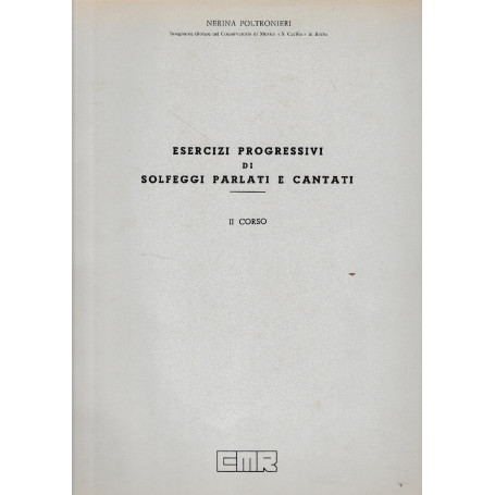 Esercizi progressivi di solfeggi parlati e cantati
