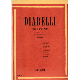Diabelli Sonatine Op. 151 e 168 per pianoforte