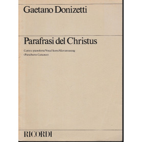 Parafrasi del Christus canto e pianoforte (Pieralberto Cattaneo)