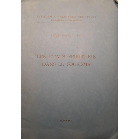 Les etats spirituels dans le soufisme