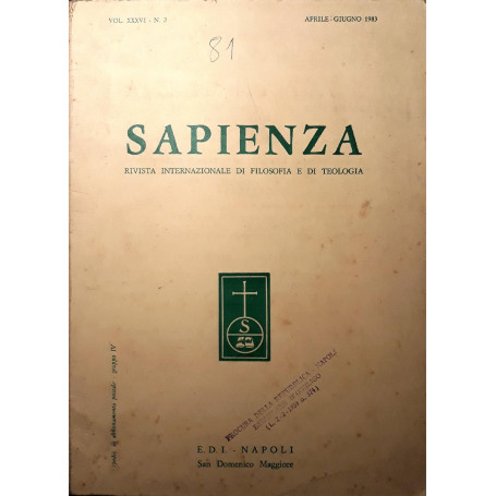 Sapienza (vol.2 aprile - giugno 1983)