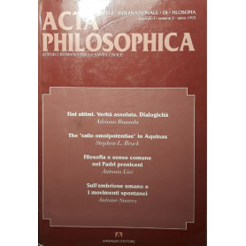 Acta Philosophica (fascicolo I