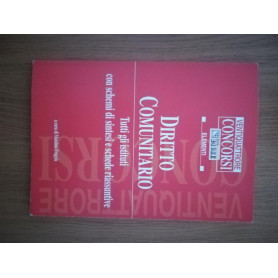 Diritto comunitario. Tutti gli istituti con schemi di sintesi e schede riassuntive