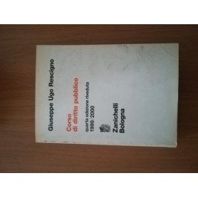 Corso di diritto pubblico (quarta edizione riveduta 1999/2000)