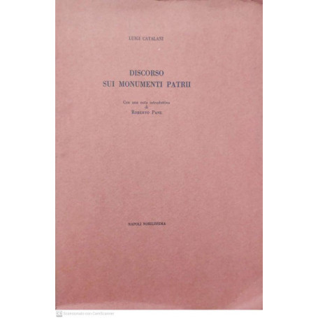 Discorso sui Monumenti Patrii