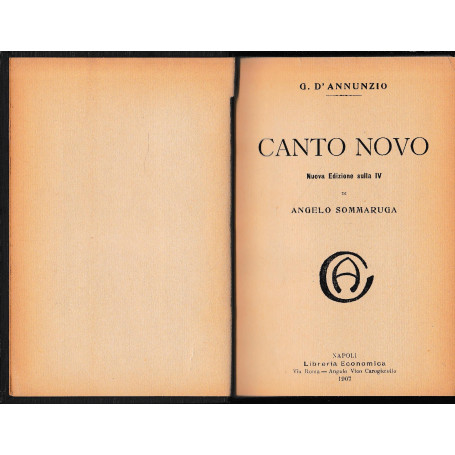 Canto Novo - Primo vere