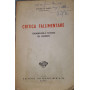 Critica fallimentare (fenomenologia e patologia del fallimento)