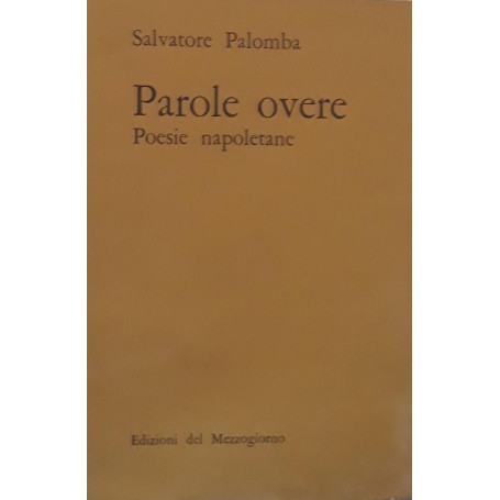 Parole overe (poesie napoletane)