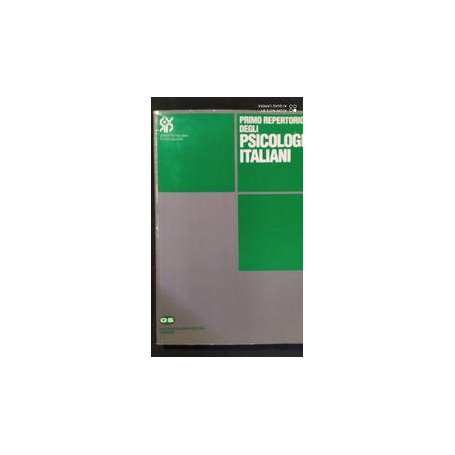 Primo repertorio degli psicologi italiani