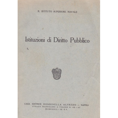 Istituzioni di Diritto Pubblico
