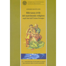 Rilevanza civile del matrimonio religioso negli Stati dell'Unione Europea