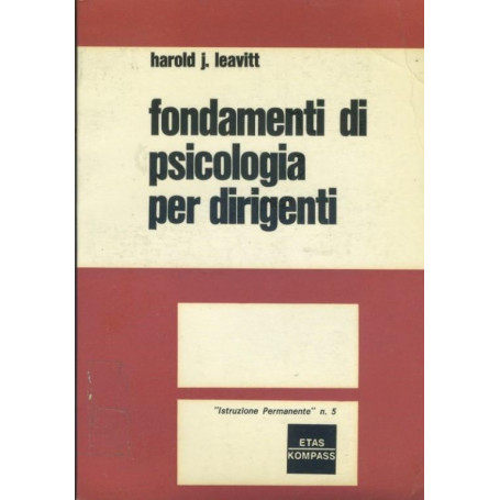 Fondamenti di psicologia per dirigenti