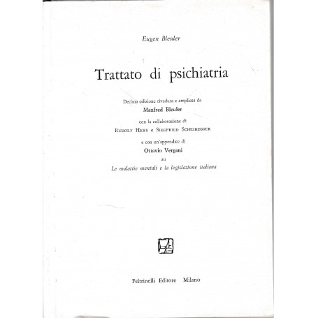 Trattato di psichiatria
