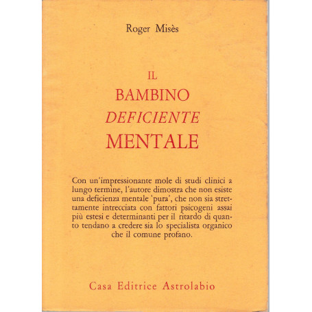Il bambino deficiente mentale