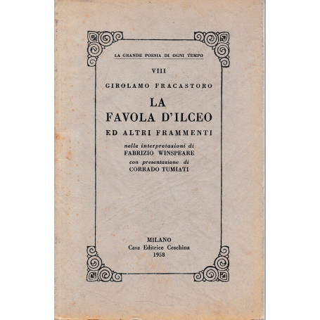 La favola d'Ilceo ed altri frammenti