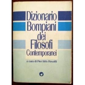 Dizionario Bompiani dei filosofi contemporanei