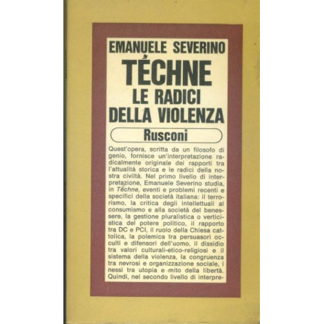 Techne le radici della violenza