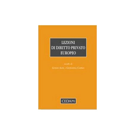 Lezioni di diritto privato europeo